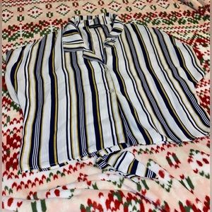 Beautiful striped button up💝